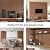SMARTSTANDARD Wood Slat Acoustic Wall Panels 4 Pack 94"x12.6" Classic Brown, Noise Reducing and Sound Absorbing, Decorative Slat Panels for Home Studio Office Living Room