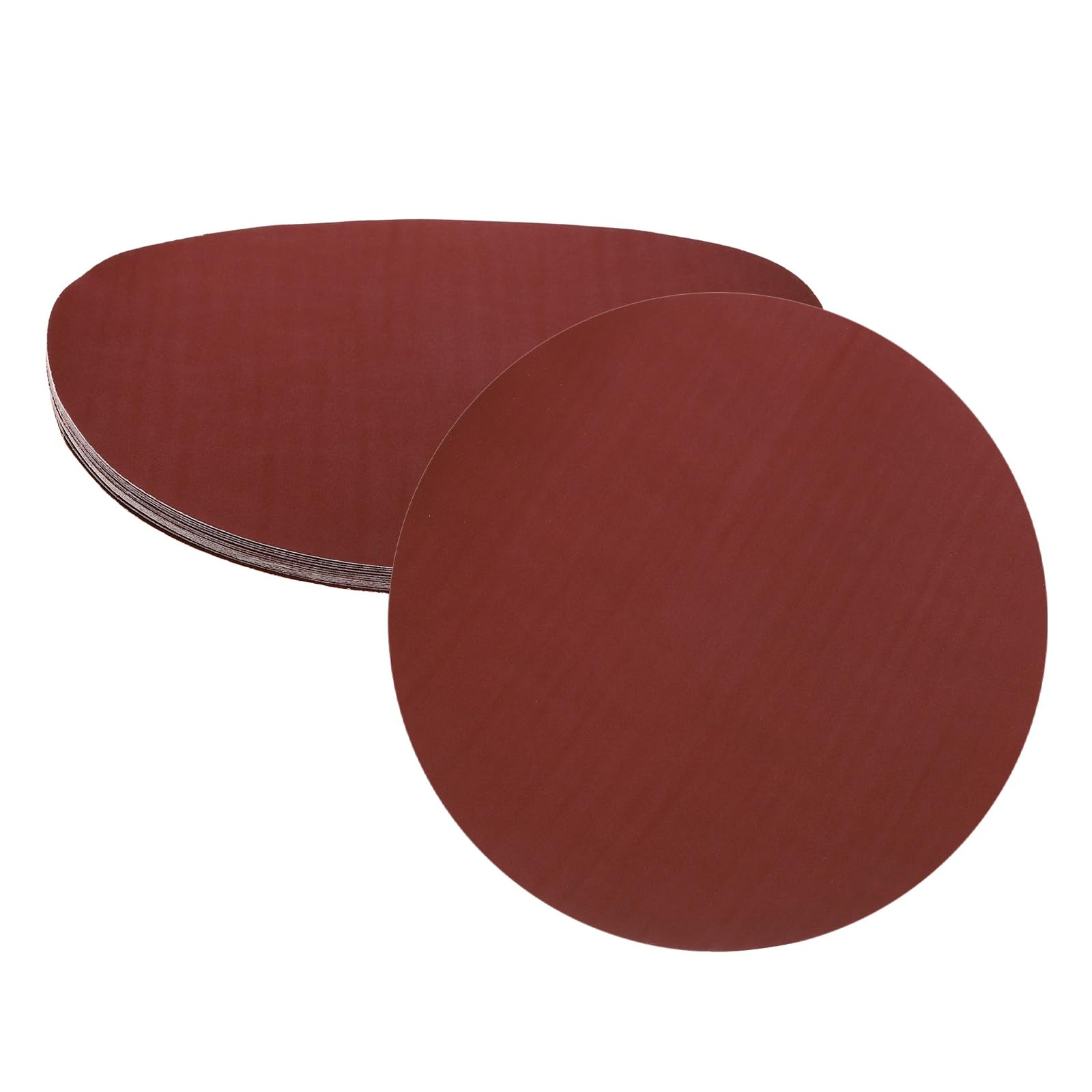 sourcing map 15pcs 200mm PSA Sanding Discs, 400 Grits Aluminum Oxide Self Adhesive Stick Back Sandpapers, No-Hole Round Wet/Dry Sander Papers, Sand Auto Car Paint, Wood, Metal