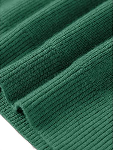 Mncegeer Mens Sweater Vest V Neck Slim Fit Sweater Vests Knitwear Pullover Green #TOP3