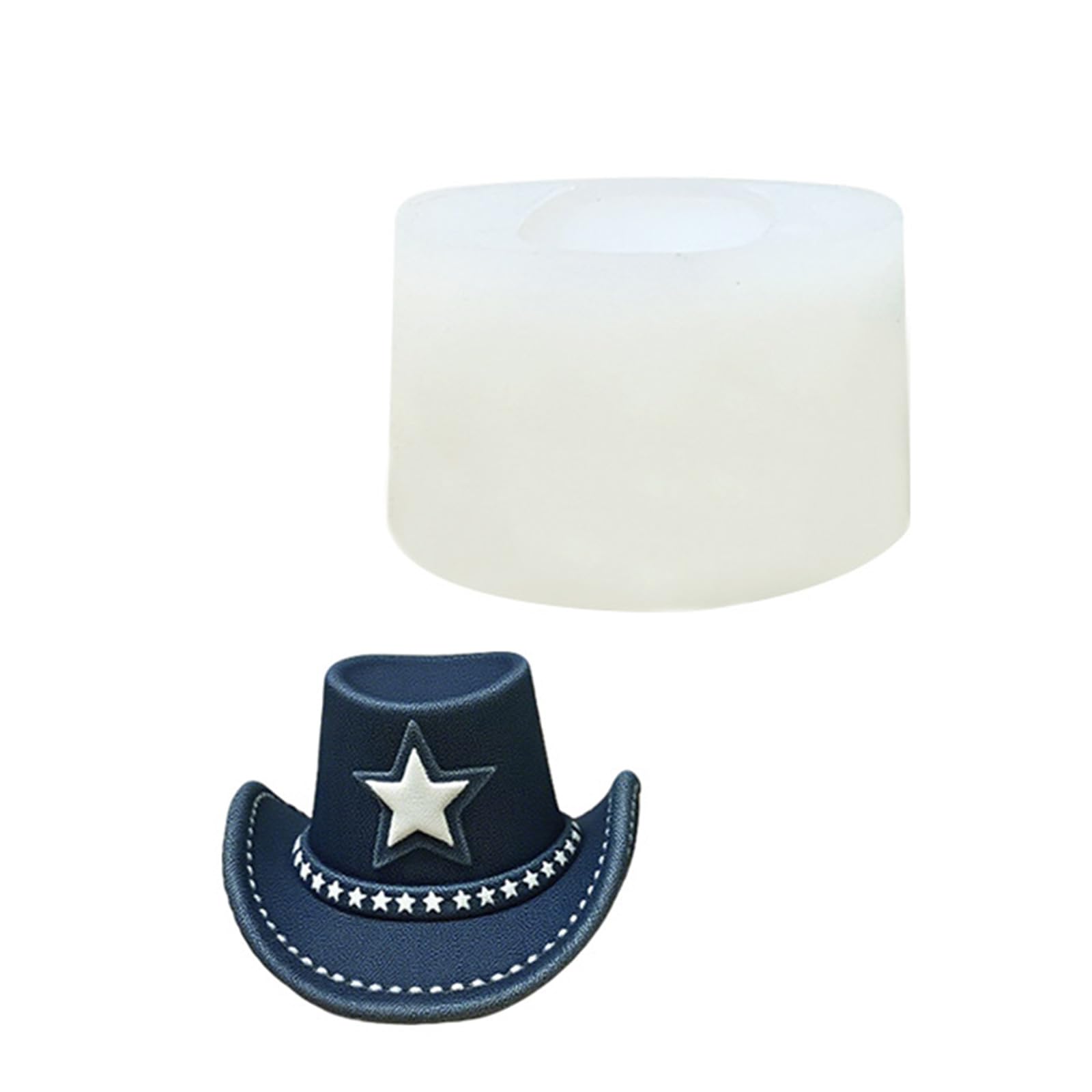 XIOANG Multipurpose Star Hat Crafting Silicone for Soap Plasters Decorations Flexible Star Hat for Plaster Casting