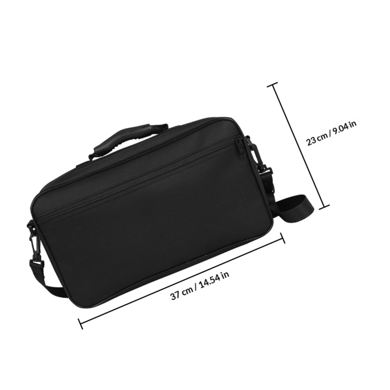 Beavorty Borsa per Oboe Oxford Nero, Tracolla Singola Portastrumenti Compatta per Trasporto e Protezione Oboe