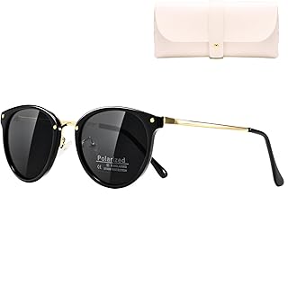 Cleoxyge Polarised Sunglasses Women Men Vintage Elegant Metal Frame UV400 Protection Outdoor Driving Travel Glasses Fashion Sunglasses