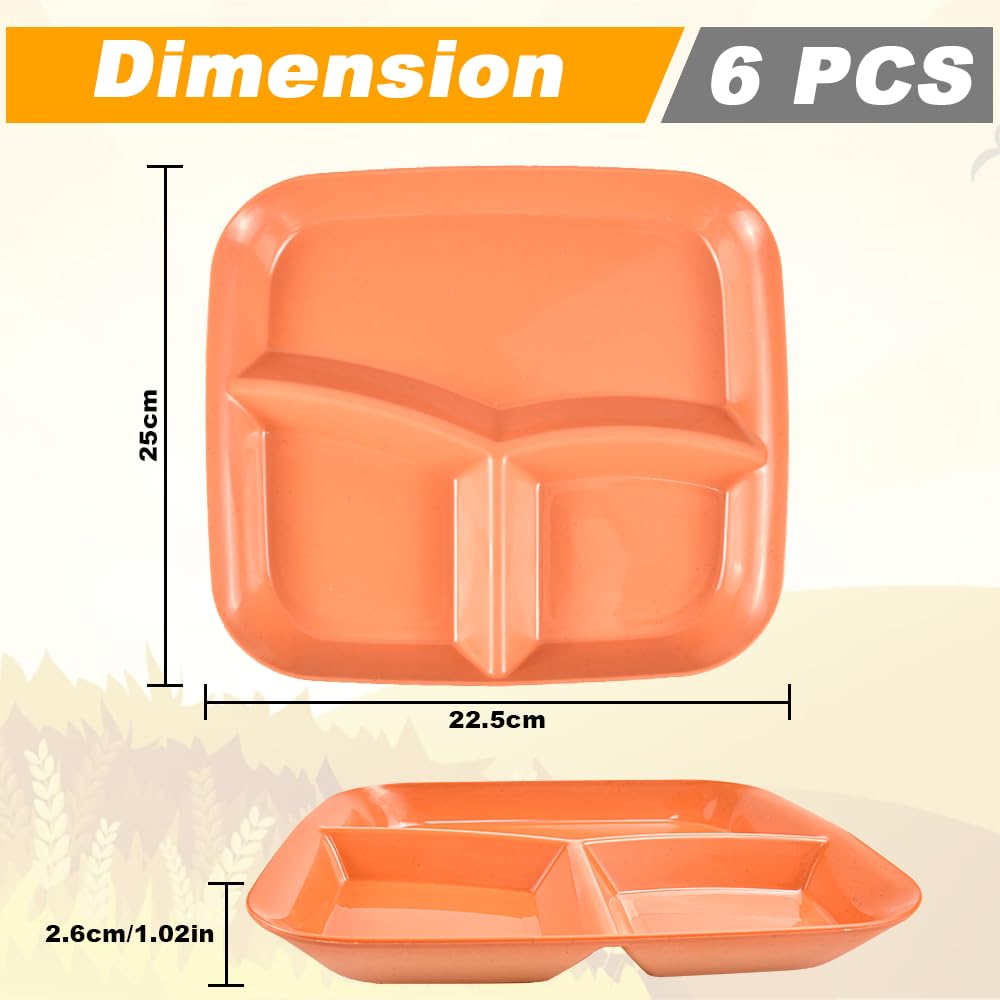 Geteilte Edelstahlteller Für Erwachsene – 3er Pack, 22,9 Cm, 304 Edelstahl, BPA-frei, Spülmaschinengeeignet