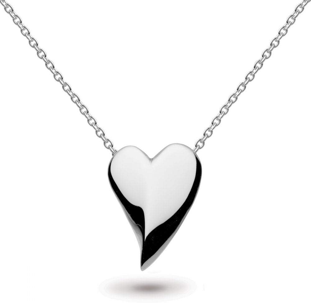 Kit Heath Women's Sterling Silver Lust Heart Necklace of Length 18 inch