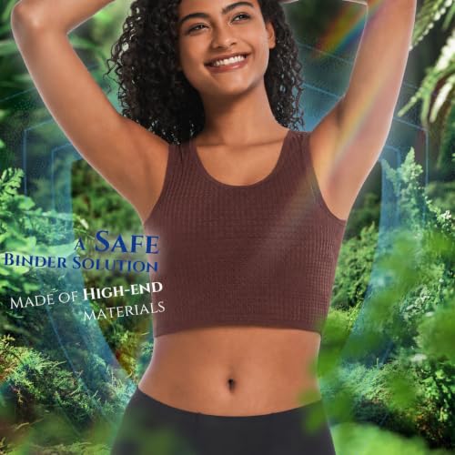 Image of LGBT UNICORNS Chest Binder, Pullover Design Binder Trans, Moisture-Wicking, with 1PC Fragrance Card & 1PC Sticker, Black
