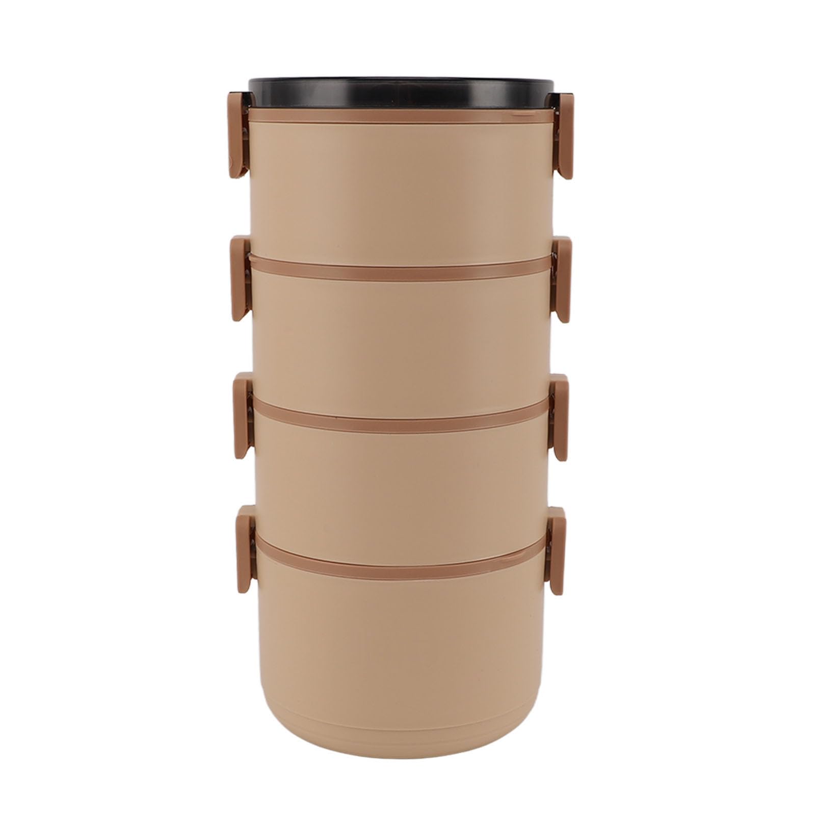 Trisar Fiambrera Portátil, Fiambrera Segura con Aislamiento de Gran Capacidad para Oficina para Picnic (4 Capas 2800ml 32cm)