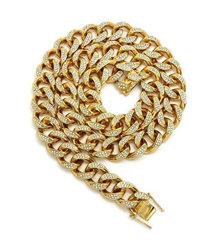 Collier ras du cou cubain robuste 18mm pour imposer son style sans compromis sur la solidité - 3