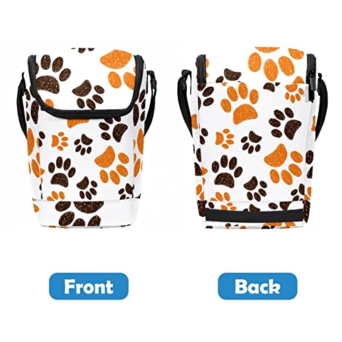 Bolsa de almuerzo con cremallera Paw portátil para hombres y mujeres 5