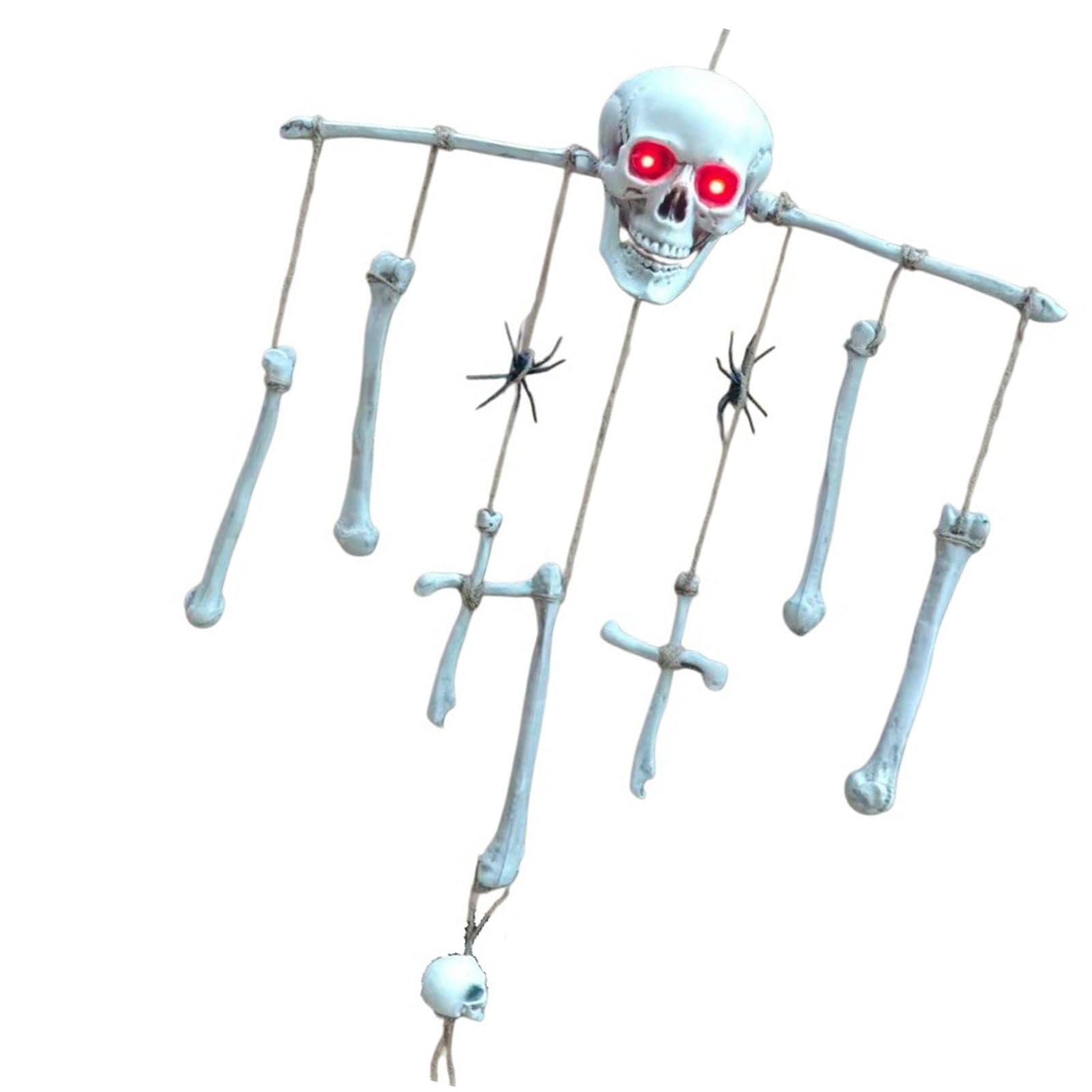 Qusinfc Skeleton Couple Wedding Theme Horror Decoration for Halloween Parties and Themed Party Decorative Ornament Waterproof Halloween Scary Accessories