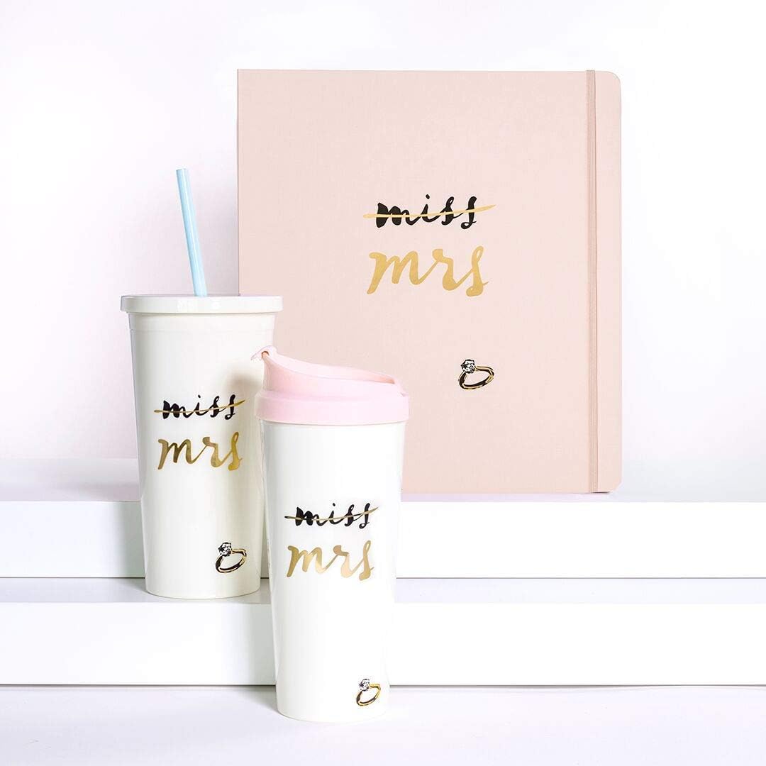 One-Day Sale: Up to 60% Off Kate Spade New York Bridal 16 Ounce Insulated Travel Mug, Double Wall Thermal Tumbler for Coffee/Tea, Miss to Mrs. (Pink) Best Cyber Deals 🔥 Kate Spade New York Bridal 16 Ounce Insulated Travel Mug, Double Wall Thermal Tumbler for Coffee/Tea, Miss to Mrs. (Pink)
