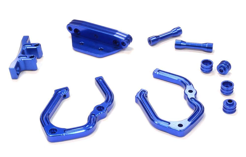 Integy RC Upgrades for Traxxas, Billet Machined Rear Bumper Set for Traxxas 1/10 Telluride 4X4 Trail Rig