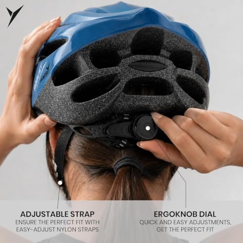 Image of Jaspo Robust Plus Cycling and Skating Helmet for Kids & Adults | 170g Lightweight & Adjustable |Sports Helmet | Quick-Release Buckle & Padded Chin Strap | Ideal for Cycling, Skating & Outdoor Use
