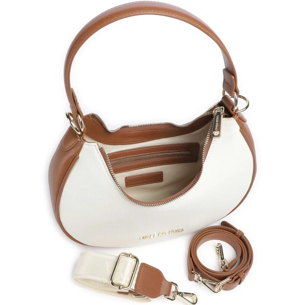 Valentino bolso de hombro bolso bandolera Shelby Hobo Bag Naturale/Cuoio crema