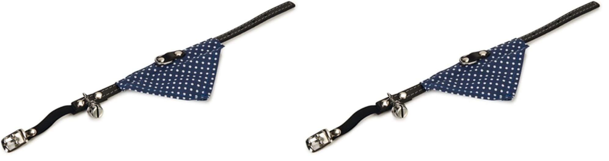 Beeztees Kedi Boyun Tasması, Zilli, Mavi, 24-29cm (2 paketi)
