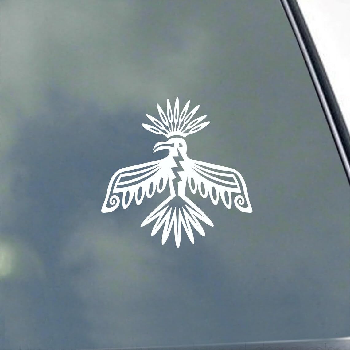 Thunderbird Tribal Crest Vinyl Sticker Decal by KLO Graphics Native American Legendary Cryptid First Nations