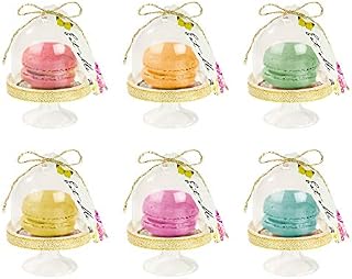Pack of 6 - Alice In Wonderland Party Favour Cake Domes Mad Hatter Afternoon Tea Party Table Decorations