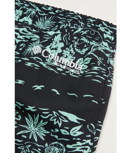 Columbia Boy's Super Backcast Shorts (Little Kids/Big Kids) Black Kahawai Stripe LG (14-16 Big Kid)2