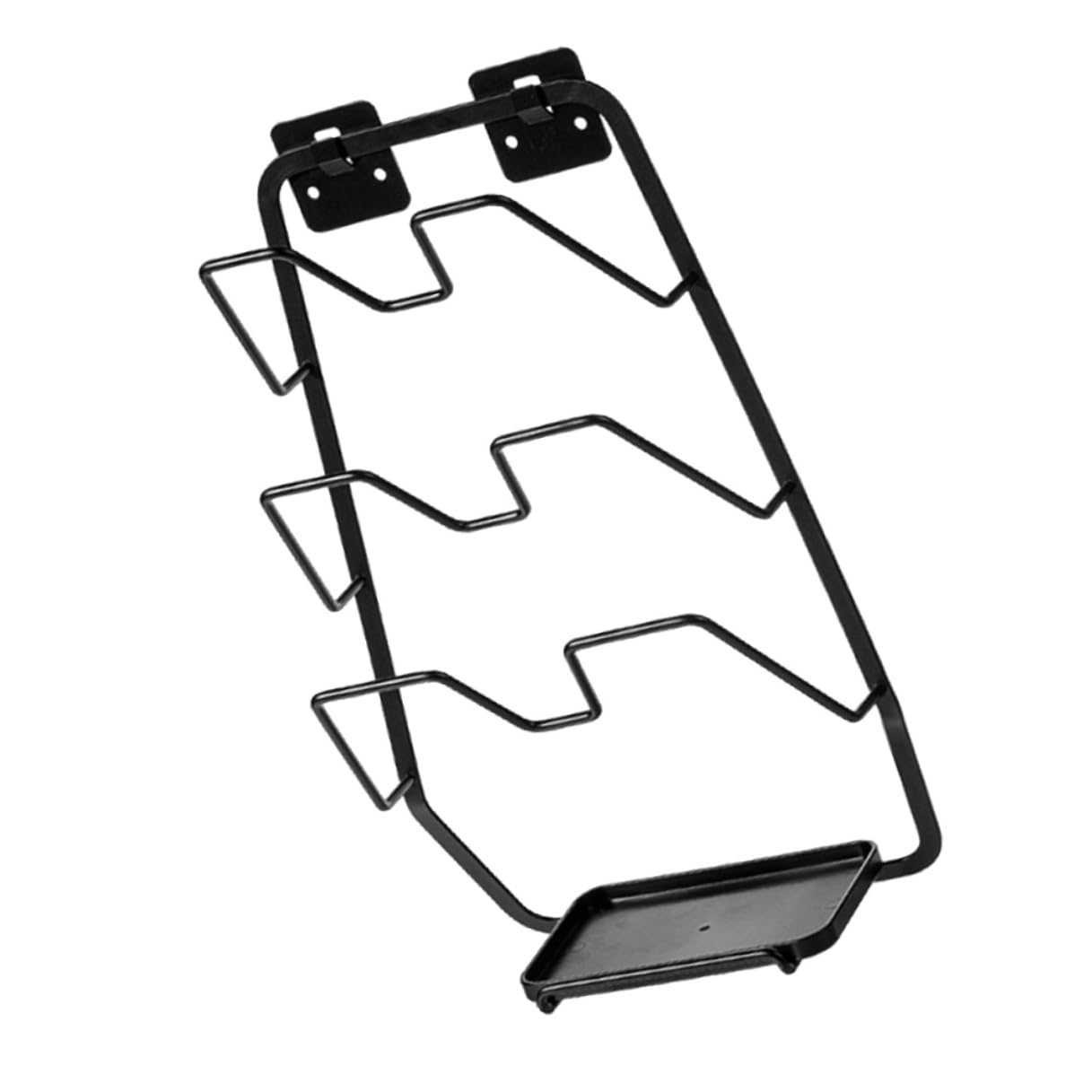 Support Mural Cuisine pour Couvercle de Casserole et Planche à Découper Organisateur Suspendu Pratique Rangement pour Ustensiles Compatible Murs Lisses Noir