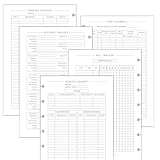 Home Finance Kit for the Mini Happy Planner, One Year Supply