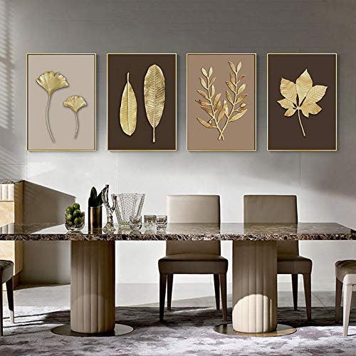 Art mural salon tableau moderne abstrait peinture affiche de mode lot de 4 toiles