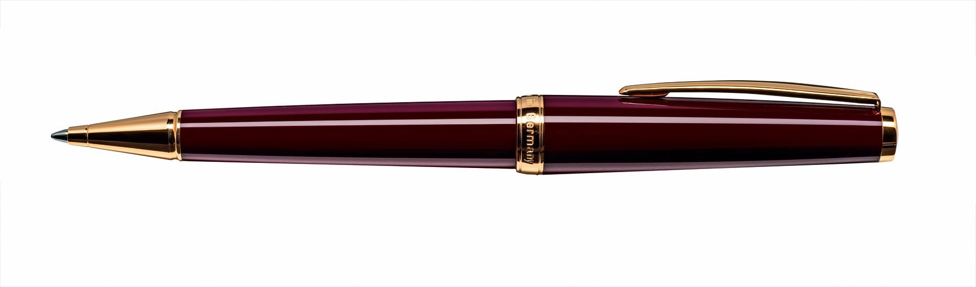 Cleo Skribent Classic Bordeaux | BallPoint pen | Twist Mechanism | Burgundy Precious Resin Body | Gold Plated Fittings | 24086