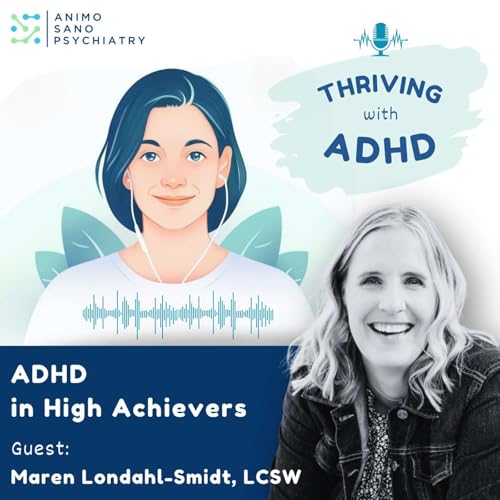 ADHD in High Achievers Podcast Por  arte de portada