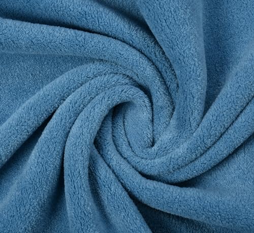 Image of Cotton Bolls Microfiber Large Bath Towel Quick Dry Super Soft Higly Absorbent Lint Free Towel for Bath for Men and Women, Travel, Gym, Beach, Pool, Yoga 70x140 CM Aqua