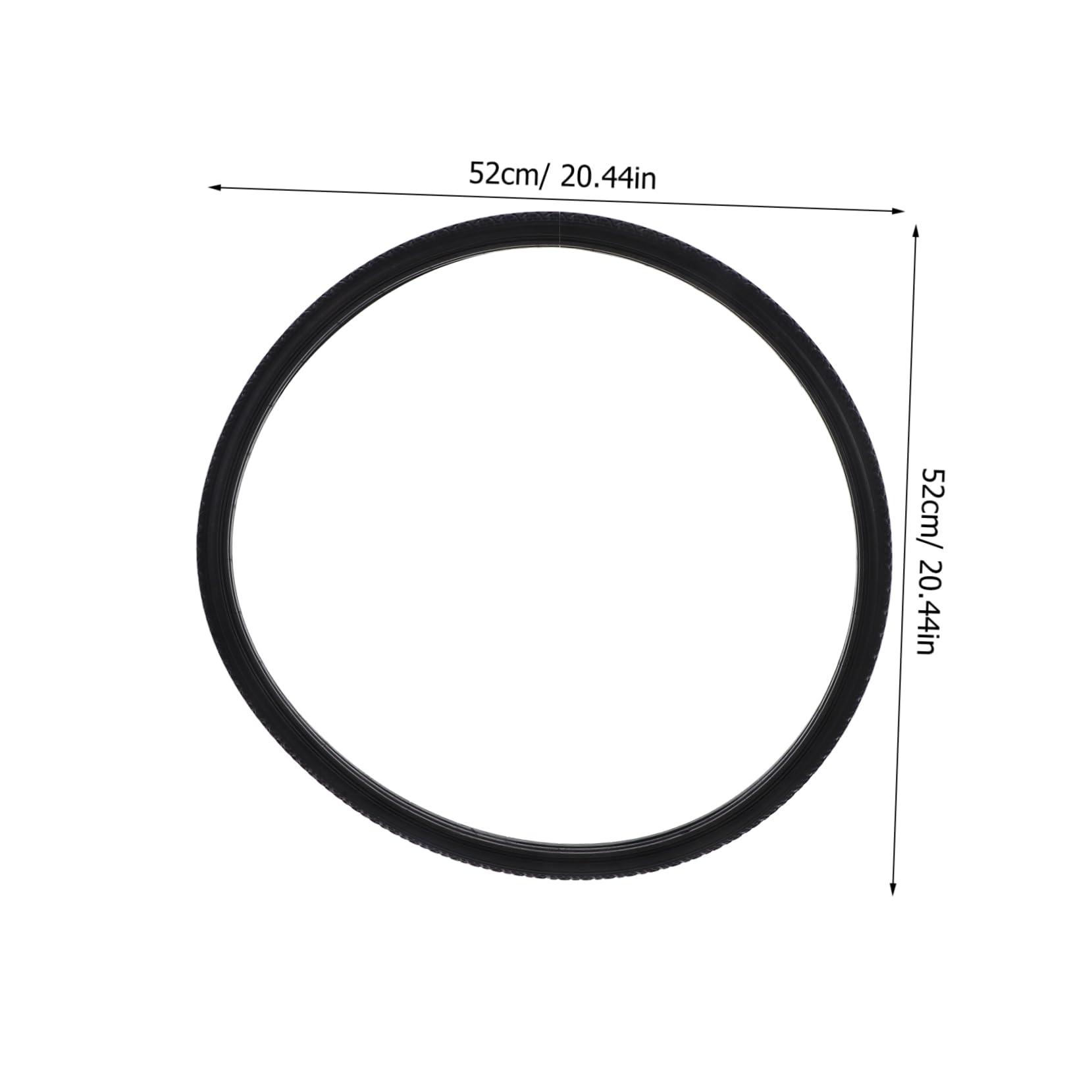 Beavorty Wheelchair Wheels Replacement 22x1.375 Solid Tires for Wheelchair Material No Air Needed