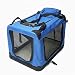 Torba transportowa dla zwierząt domowych Pet Carrier kosz transportowy dla kotów, wygodna, przenośna, składana torba Pet Bag Pet Carrier dla zwierząt domowych, miejsce do zabawy dla psów/kota klatka dla psa WSJF (wymiary: 82 x 58 x 58 )