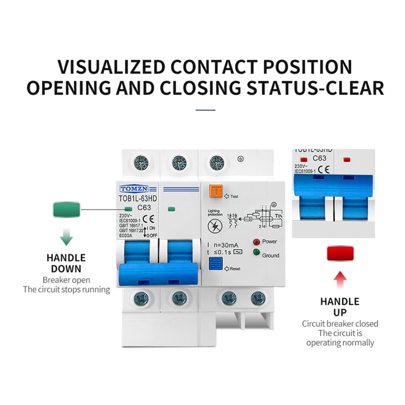 Interruptor Diferencial Salvavidas， Interruptor Diferencial Con Protección RCBO MCB