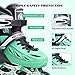 METROLLER Inline Skates for Girls and Boys, Women, Men 4 Sizes Adjustable Inline Skates with Light Up Wheels, Illuminating Beginner Skates for Kids & Adult Youth.
