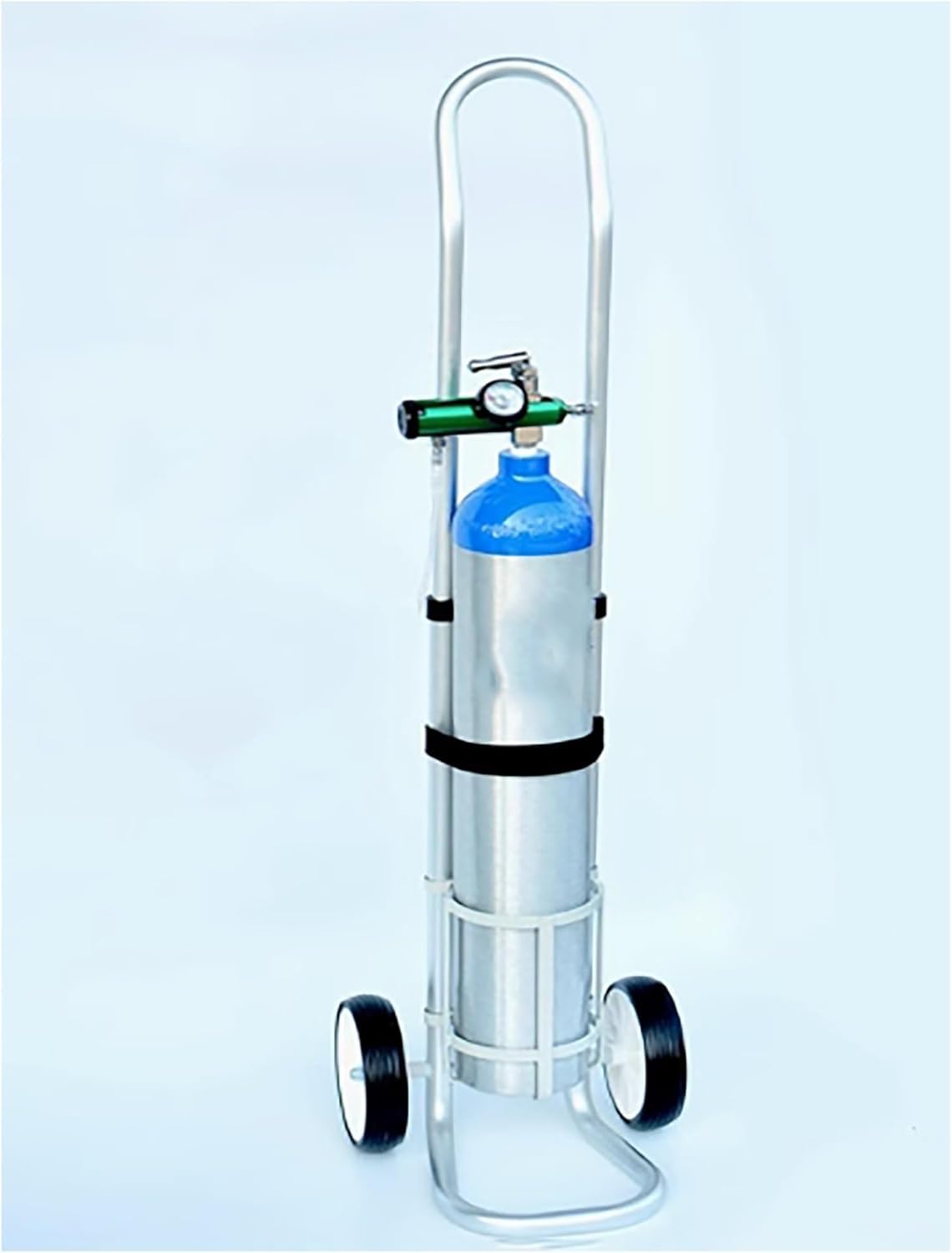 Chariot bouteille oxygène portable chariot compact deux roues 168mm