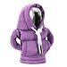 Gear Shift Hoodie, Universal Car Shift Knob Cover, Mini Hoodie for Shifter, Automotive Interior Cute Gadgets Car Accessories and Decorations Purple