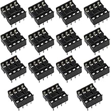 15pcs 8 Pin DIP IC Sockets DIP8 IC Sockets Adapter Solder Type Socket 0.1" Pitch