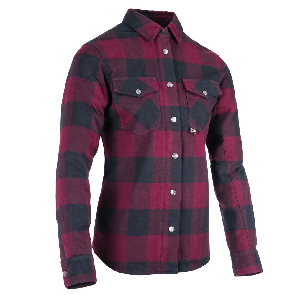 Oxford Kickback 2.0 Aramid Maillot d'équitation pour femme, Rouge, 38
