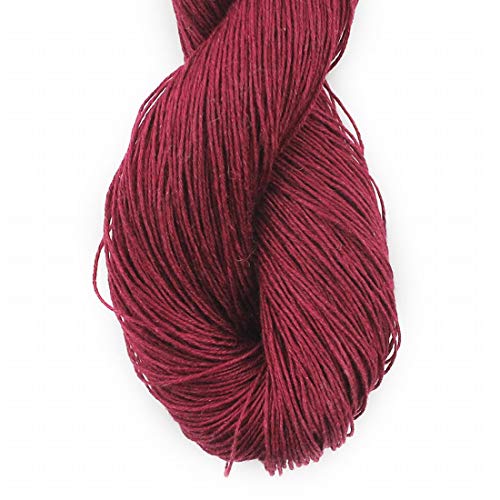 Lotus Yarns 100 % nat&uuml;rliches Leinen-Spitzengewicht, Handstrickgarn, H&auml;kelgarn, 50 g pro Strang f&uuml;r Sommerkleidung, Babykleidung, weich und k&uuml;hl (28)