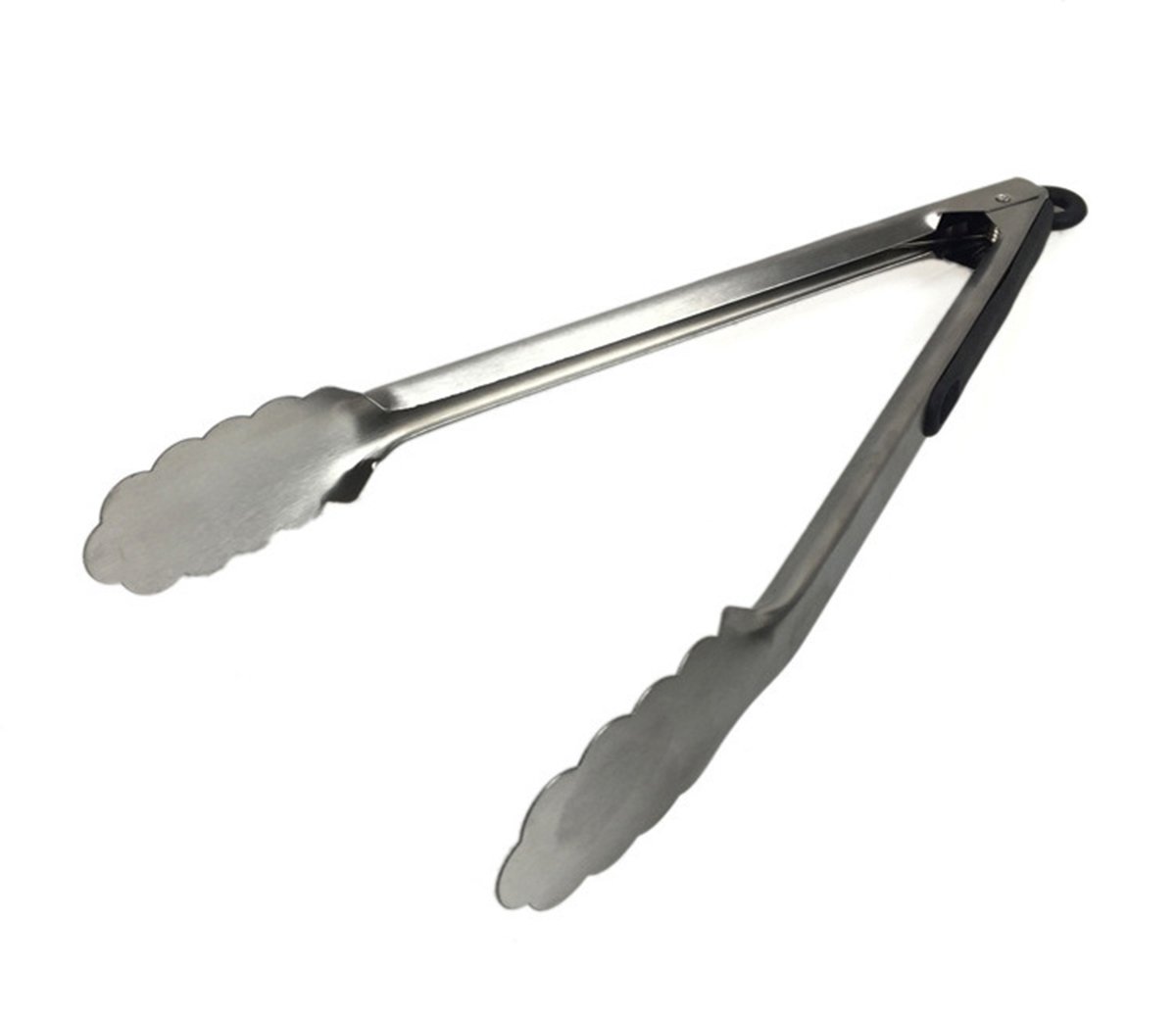 ACiyD Pinzas para Alimentos de 12 Pulgadas, Pinzas para Barbacoa de Acero Inoxidable, Utensilios para Barbacoa, bistec