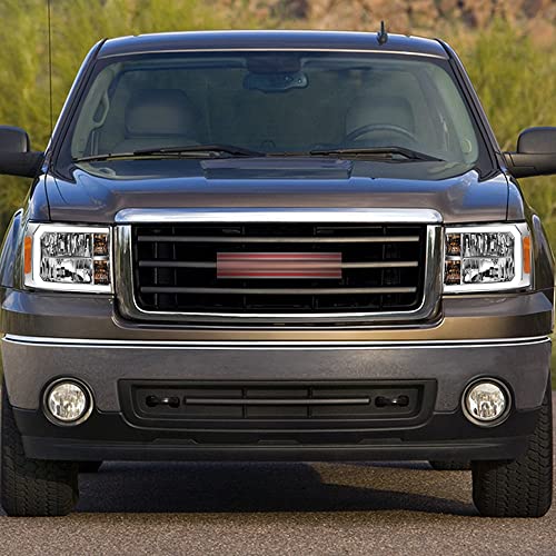 Switchback Sequential LED Headlights Compatible with 07-13 GMC Sierra 1500/07-14 2500/3500 HD