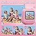CAMCLID Kids Instant Print Camera, 12MP & 1080P Video, 32G Card & Print Paper, Selfie Camera for Toddlers, Perfect for Christmas & Birthday Gifts for Girls & Boys Age 3-12 (Pink)