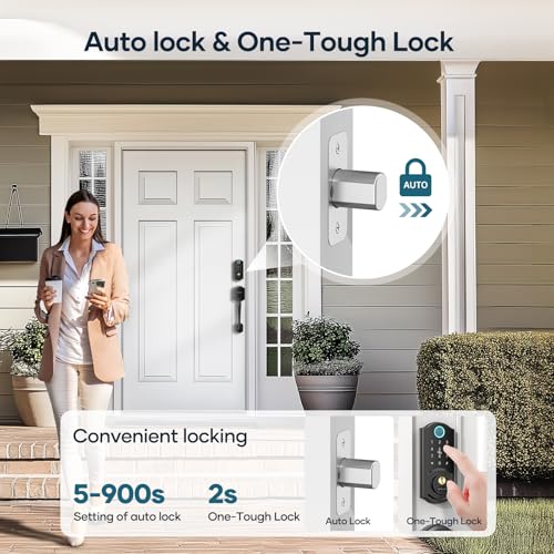 Smonet A1-2023 Smart Lock Front Door thumb #2