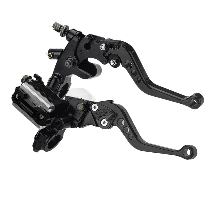 Maître-cylindre hydraulique de moto avec levier en alliage haute précision 12.7mm