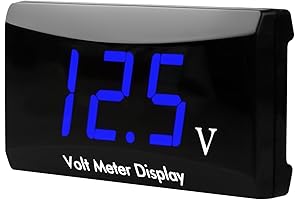 DC 12V Car Digital Waterproof Voltmeter