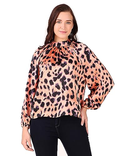 Image of BoheeWohee Women's Full Sleeves Casual Satin Top