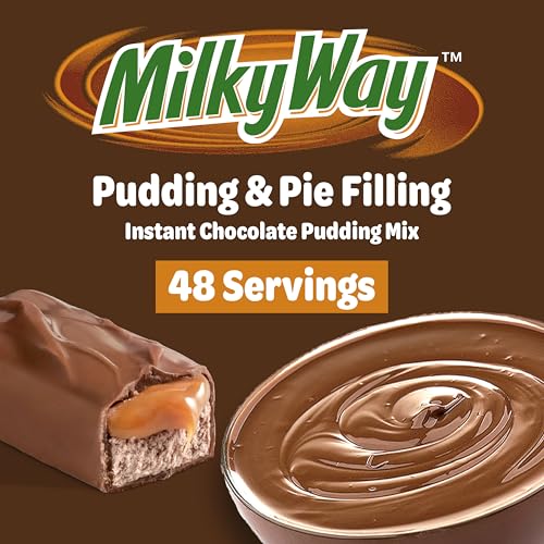 MILKY WAY, Milk Chocolate Pudding & Pie Filling, 3.25 oz, 4 Serving (Pack - 12) - image 2