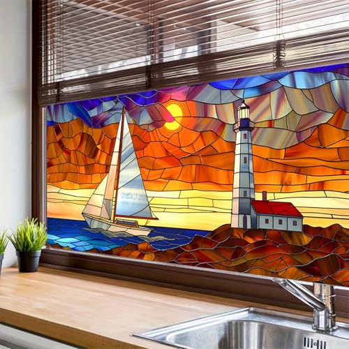 Película de ventana decorativa HOMETITUTE 39.3x17.7 pulg miniatura 4
