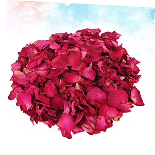 Pétalos de rosa roja seca para baño y decoración miniatura 7