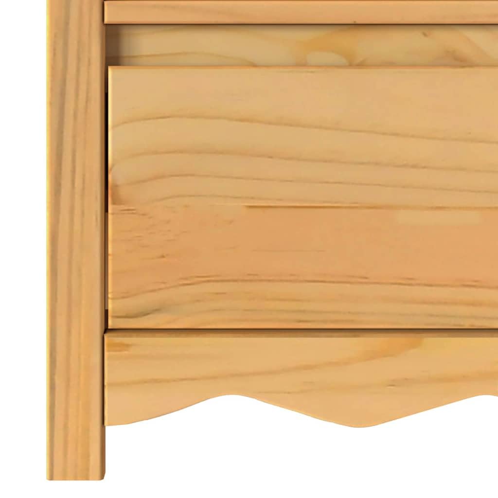 Mobile TV Drammen in legno massello di pino, 99 x 43 x 55 cm, con cassetti, scaffali, comò per soggiorno, per gaming, home theatre e conservazione moderna
