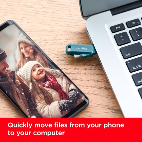 Image of SANDISK 1TB Ultra Dual Drive Go USB Type-C Flash Drive - Up to 400MB /s, Navagio Bay - SDDDC3-1T00-G46NBB