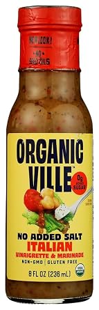 Organicville Organic Salt Free Italian Dressing, 8 FZ