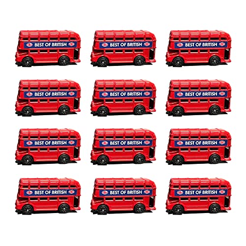 SAJAK Juego de 12 imanes para nevera, autobús, de Londres, pequeño metal, refrigerador, 3D, imán de recuerdos, adornos de regalo, decoración del hogar, cocina Cover